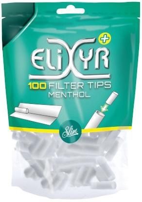 Elixyr+ Menthol Zigaretten Filter (100 Stück)